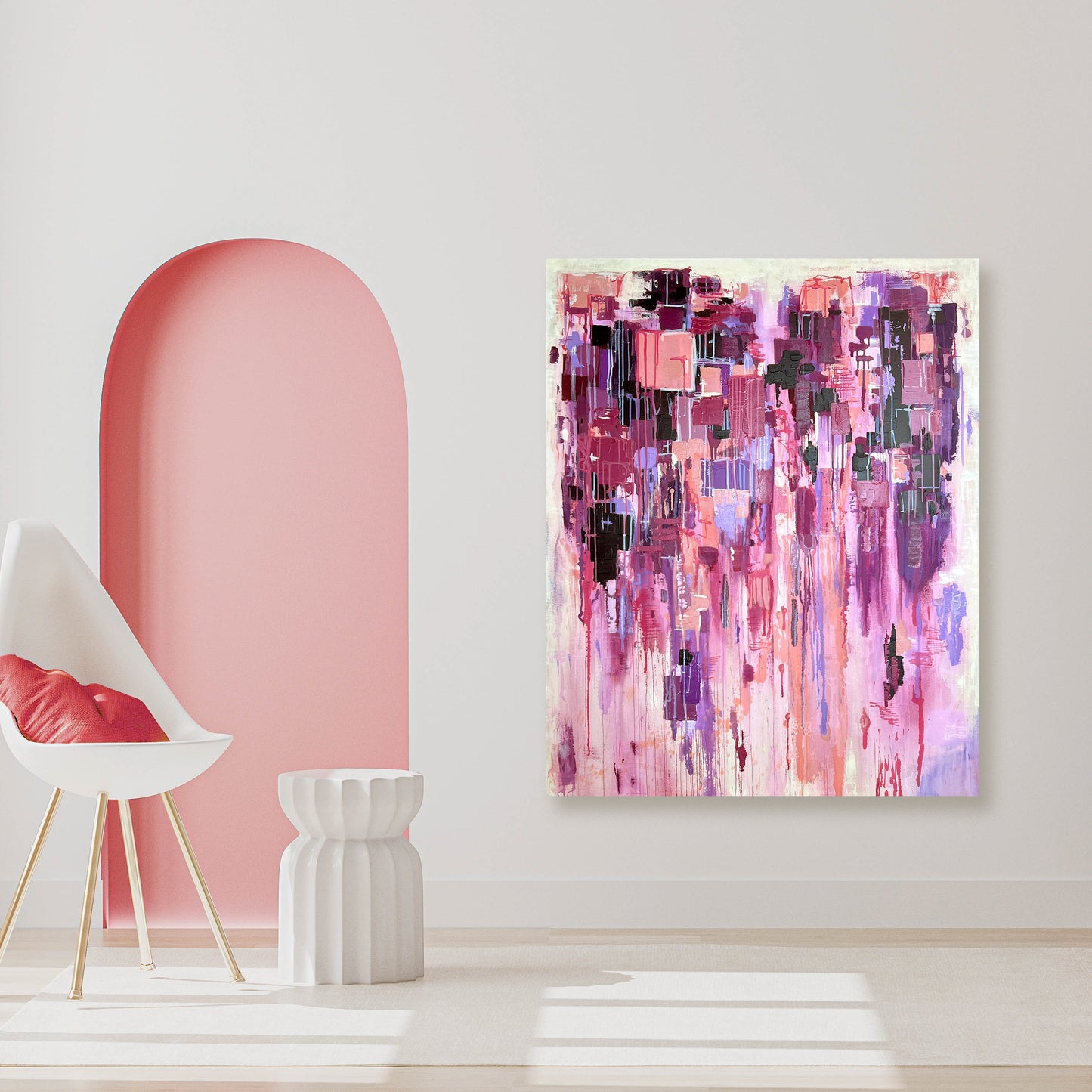 love me to shreds.  48" x 60".