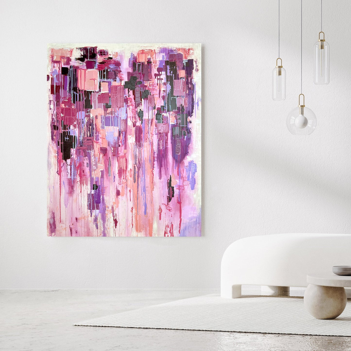 love me to shreds.  48" x 60".