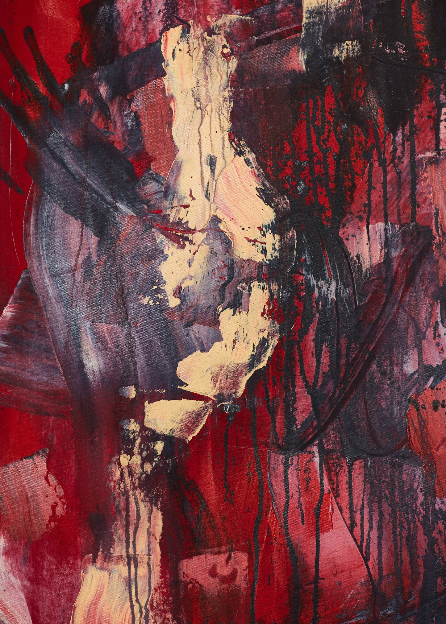 red day.  48" x 60".