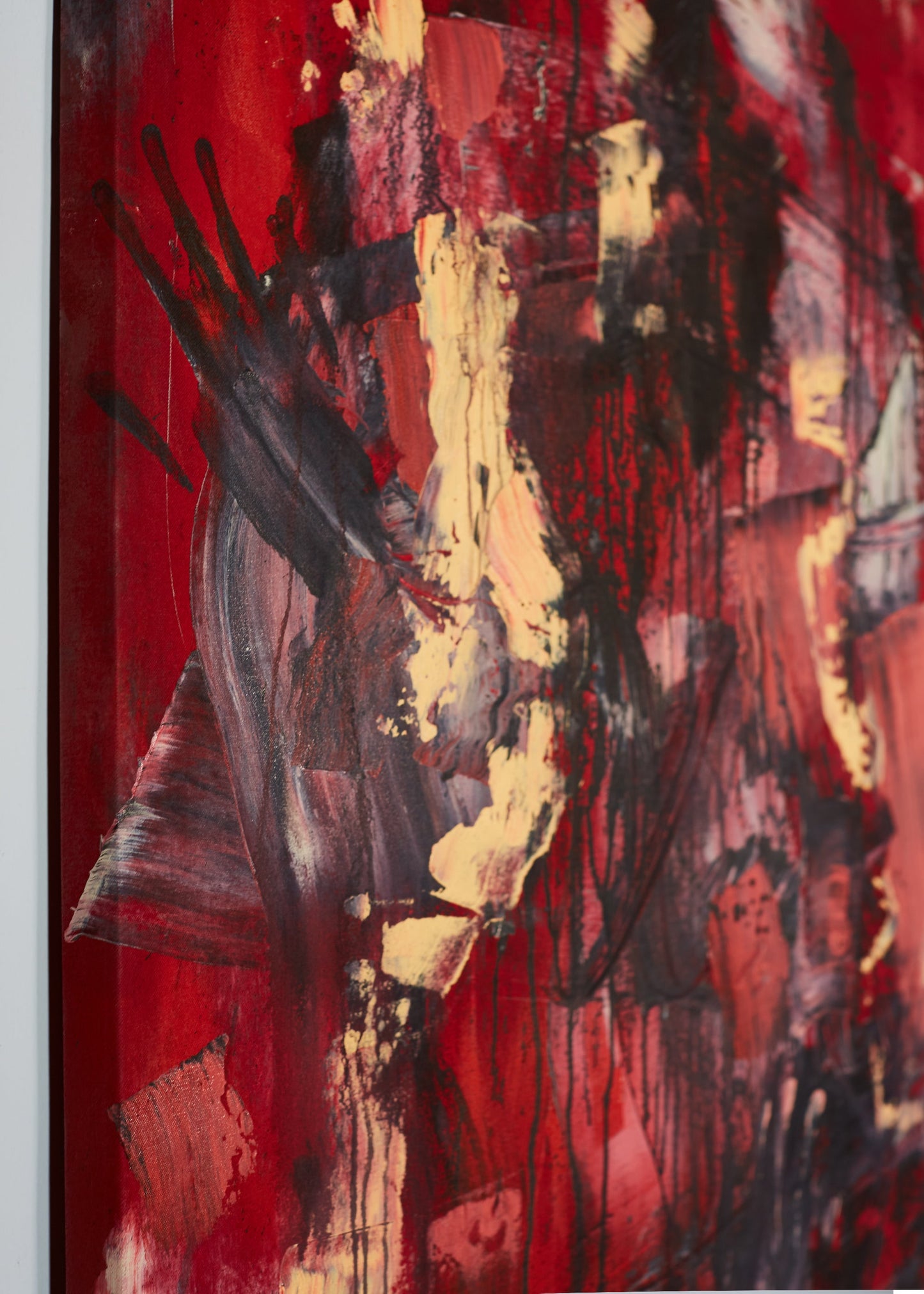 red day.  48" x 60".