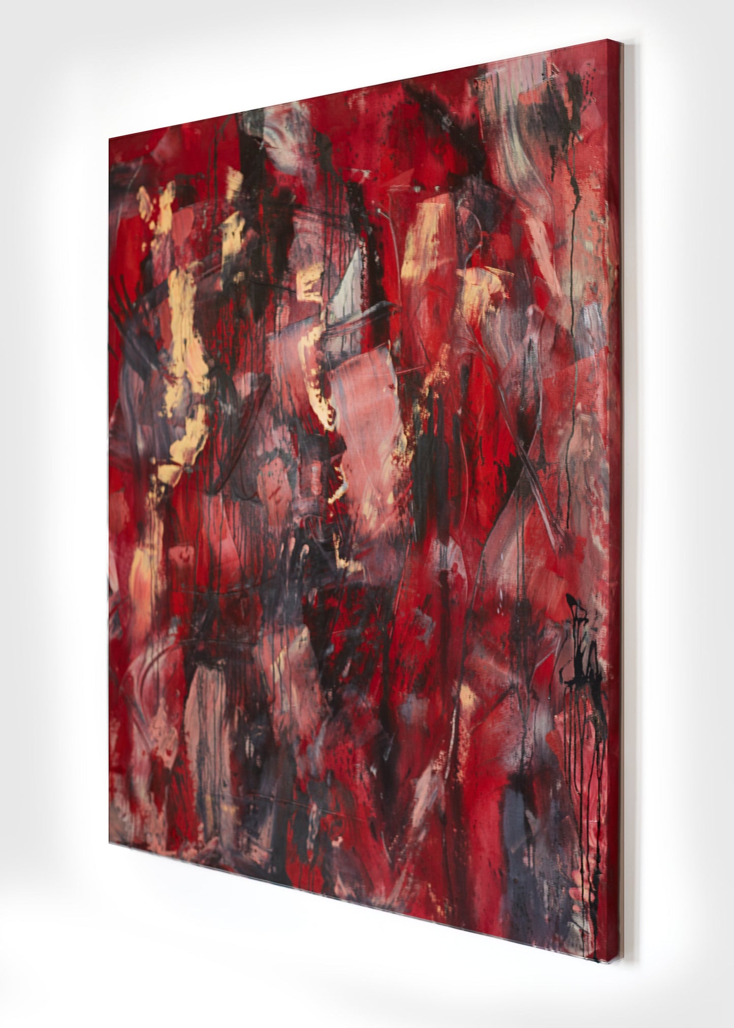 red day.  48" x 60".