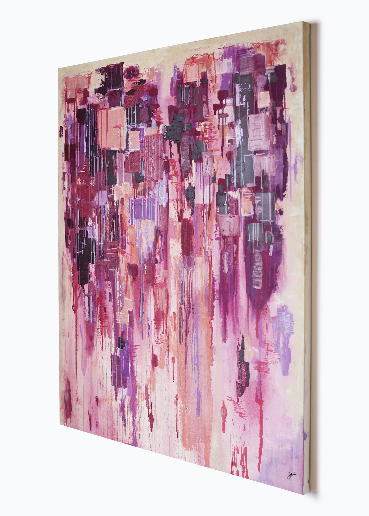 love me to shreds.  48" x 60".