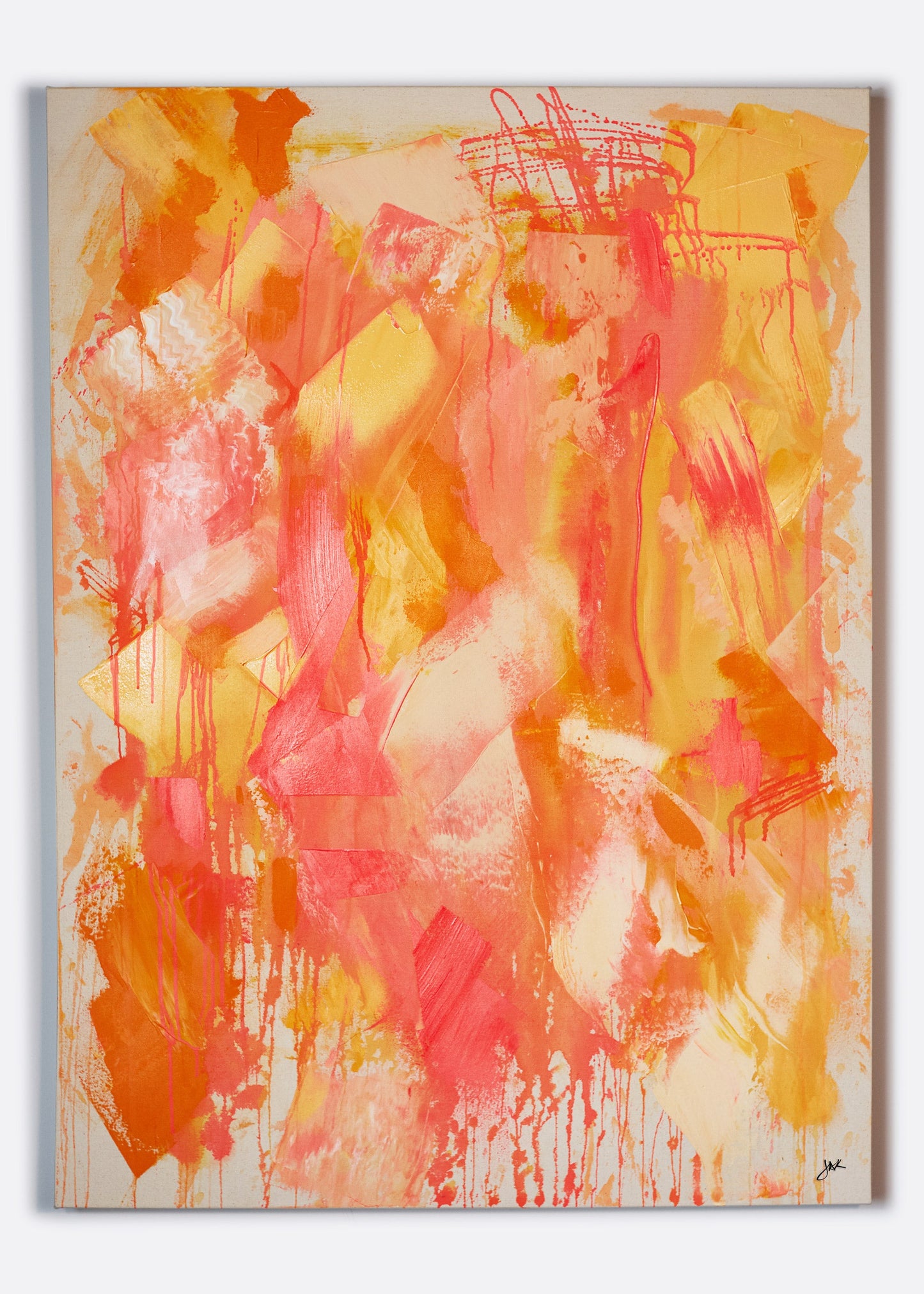 day glow 01.  36" x 48".