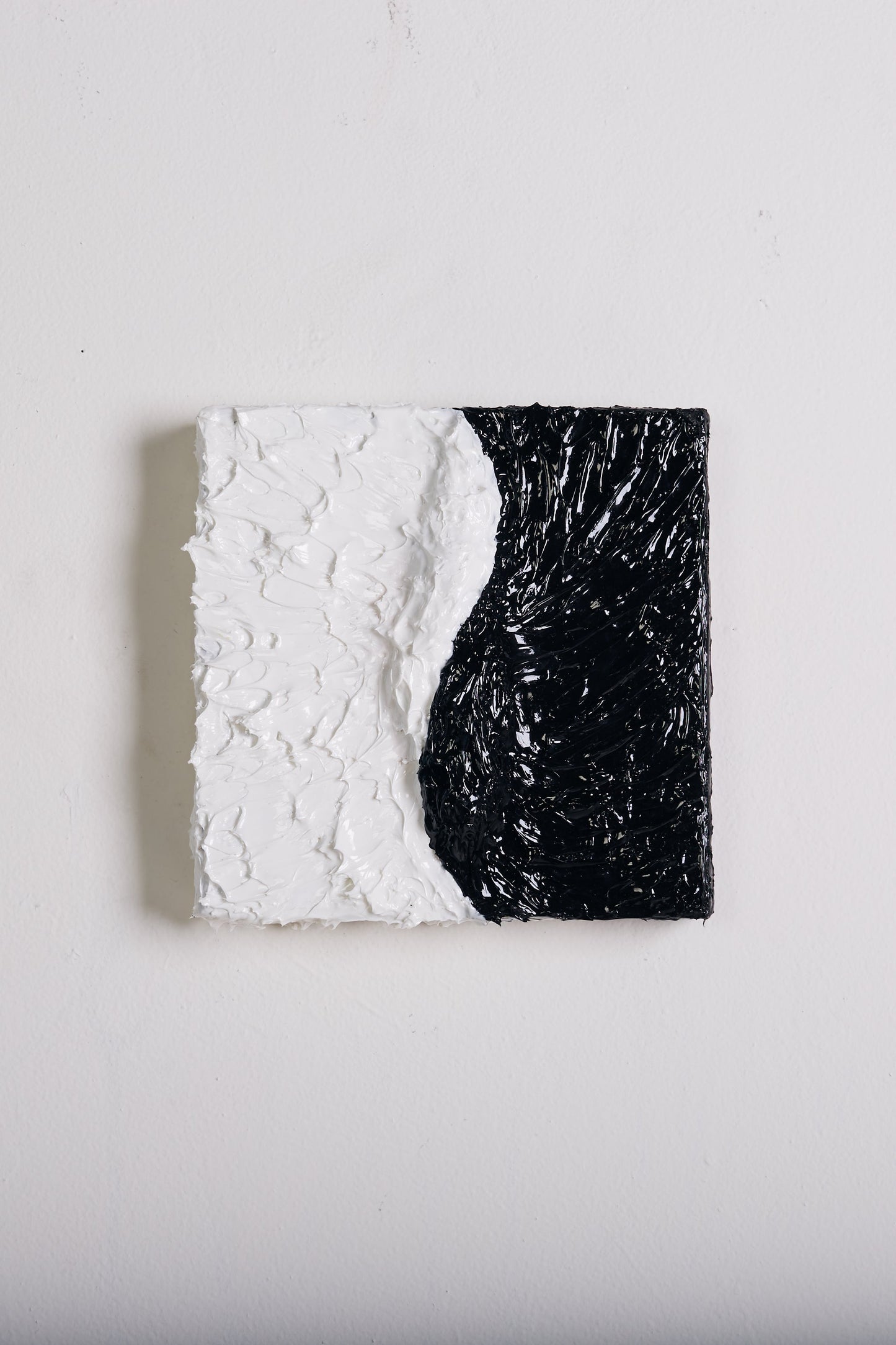 yin yang.  8" x 8"