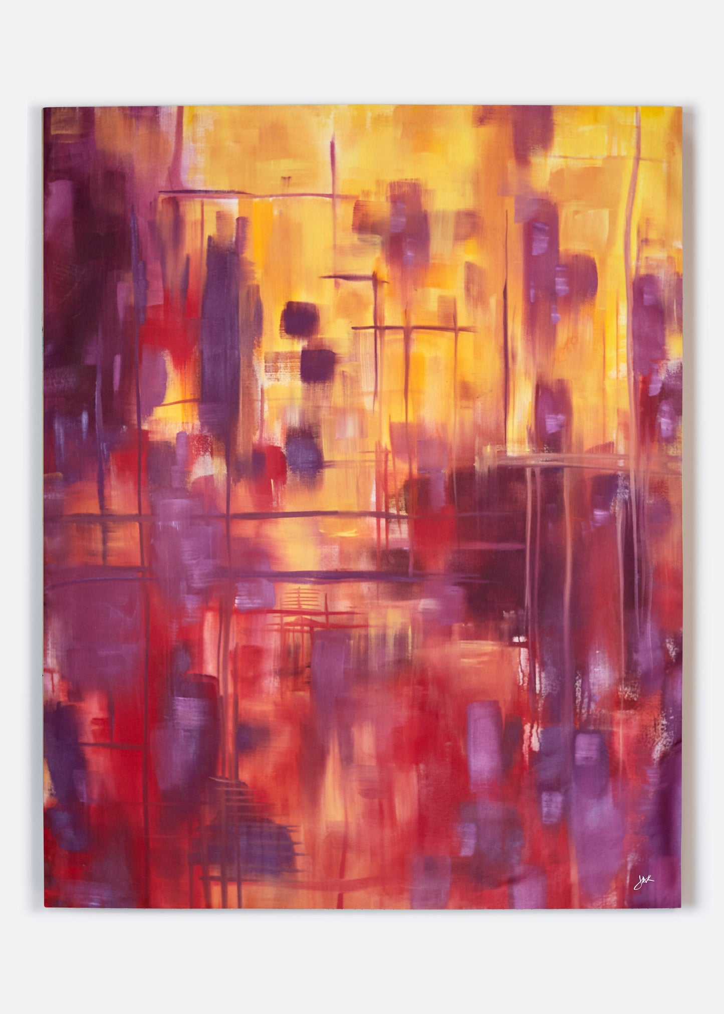 purple haze.  48" x 60".