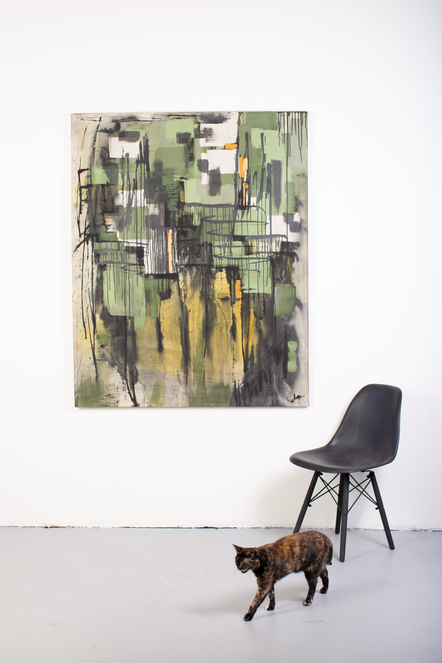 from the heart.  48" x 60".
